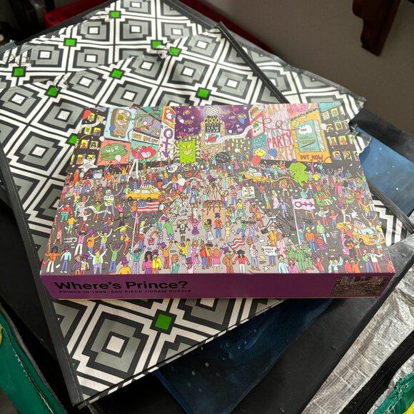 Where’s Prince In 1999 New Years 500 Piece Jigsaw Puzzle Kev Gahan COMPLETE - Picture 1 of 1
